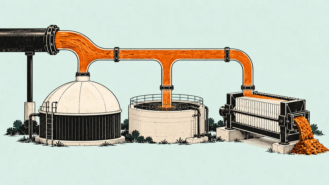 Grease waste flows toward three types of receiving facility.